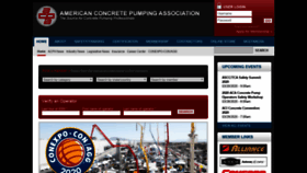 What Concretepumpers.com website looked like in 2020 (4 years ago)