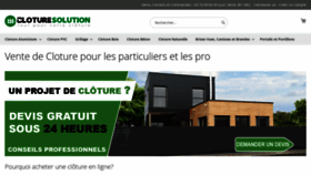 What Cloturesolution.com website looked like in 2020 (5 years ago)
