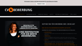 What Cv-und-bewerbung.de website looked like in 2020 (4 years ago)