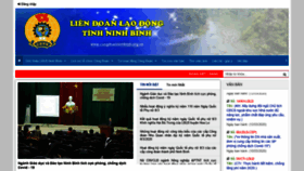 What Congdoanninhbinh.org.vn website looked like in 2020 (4 years ago)