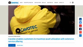 What Cavotec.com website looked like in 2020 (4 years ago)
