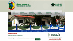 What Camaradepiratuba.com.br website looked like in 2020 (4 years ago)