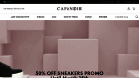What Cafenoir.it website looked like in 2020 (4 years ago)