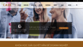 What Cask.vn website looked like in 2020 (6 years ago)