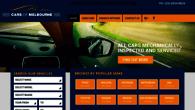 What Carsofmelbourne.com.au website looked like in 2020 (4 years ago)