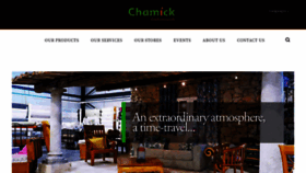 What Chamick.com website looked like in 2020 (4 years ago)