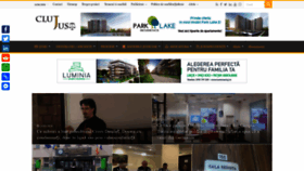What Clujust.ro website looked like in 2020 (5 years ago)