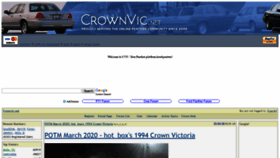 What Crownvic.net website looked like in 2020 (4 years ago)