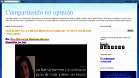 What Compartiendomiopinion.com website looked like in 2020 (4 years ago)