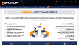 What Cataloxy.co.uk website looked like in 2020 (5 years ago)
