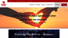 What Caritasmeba.es website looked like in 2020 (4 years ago)
