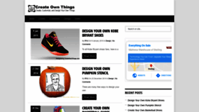 What Createownthings.com website looked like in 2020 (4 years ago)