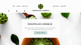 What Cosmetologiaorganica.com.br website looked like in 2020 (4 years ago)