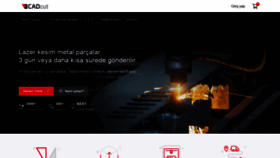 What Cadcut.co website looked like in 2020 (5 years ago)