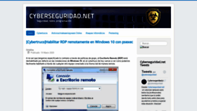 What Cyberseguridad.net website looked like in 2020 (4 years ago)