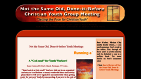 What Christianteensactivities.org website looked like in 2020 (4 years ago)