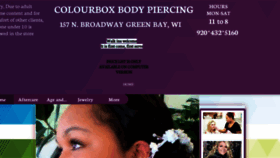 What Colourboxpiercing.com website looked like in 2020 (4 years ago)