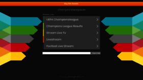 What Championsleaque.de website looked like in 2020 (4 years ago)