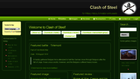 What Clash-of-steel.co.uk website looked like in 2020 (4 years ago)
