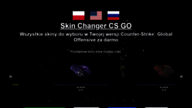 What Csgo-skin-changer.pl website looked like in 2020 (4 years ago)