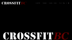 What Crossfitbc.com website looked like in 2020 (4 years ago)