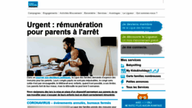 What Citoyenparent.be website looked like in 2020 (4 years ago)