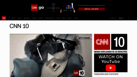 What Cnn10.com website looked like in 2020 (4 years ago)