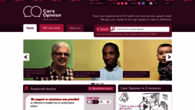 What Careopinion.org.uk website looked like in 2020 (4 years ago)