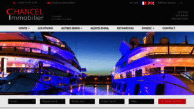 What Chancelimmobilier.fr website looked like in 2020 (5 years ago)