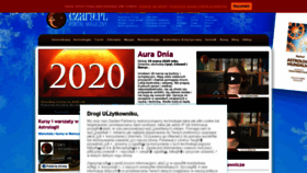 What Czary.pl website looked like in 2020 (4 years ago)