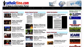 What Catholictime.com website looked like in 2020 (4 years ago)