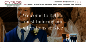 What Citytailors.co.uk website looked like in 2020 (4 years ago)