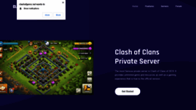 What Clashofgems.net website looked like in 2020 (4 years ago)