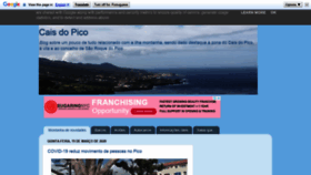 What Caisdopico.pt website looked like in 2020 (4 years ago)