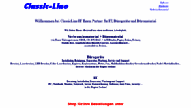 What Classicline.ch website looked like in 2020 (4 years ago)