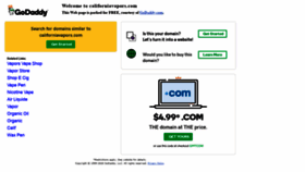 What Californiavapors.com website looked like in 2020 (4 years ago)