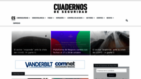 What Cuadernosdeseguridad.com website looked like in 2020 (4 years ago)