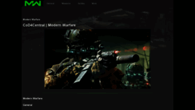 What Cod4central.com website looked like in 2020 (4 years ago)