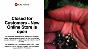What Cityplanter.com website looked like in 2020 (5 years ago)