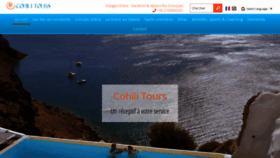 What Cohilitours.com website looked like in 2020 (4 years ago)