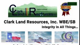 What Clarklandresources.com website looked like in 2020 (4 years ago)
