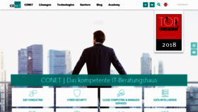 What Conet.de website looked like in 2020 (4 years ago)