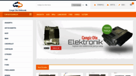 What Cengizotoelektronik.com website looked like in 2020 (4 years ago)