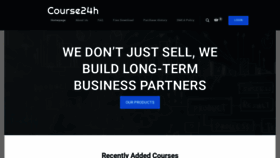 What Course24h.com website looked like in 2020 (4 years ago)