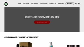 What Chronicboomdelights.com website looked like in 2020 (4 years ago)