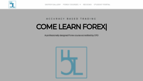 What Comelearnforex.com website looked like in 2020 (4 years ago)
