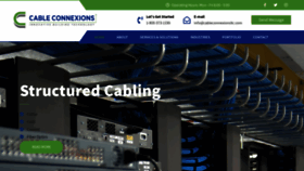 What Cableconnexionsllc.com website looked like in 2020 (4 years ago)