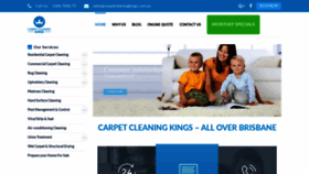 What Carpetcleaningkings.com.au website looked like in 2020 (4 years ago)