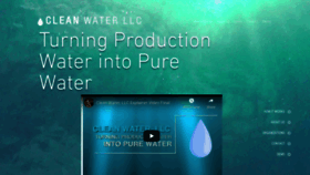 What Cleanwaterllc.net website looked like in 2020 (5 years ago)