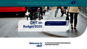 What Ciht.org.uk website looked like in 2020 (4 years ago)
